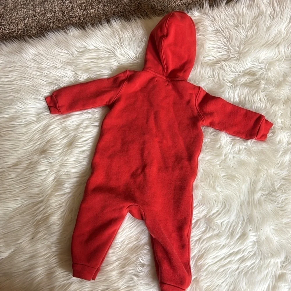 Ralph Lauren baby red coverall with hood Size 9 Months / 9M